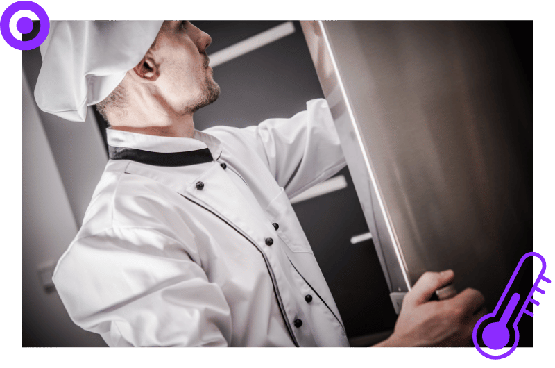 relev&eacute; temp&eacute;rature restaurant